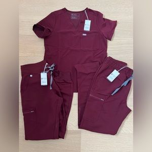 FIGS Maroon Scrub Set | Catarina, Yola, Zamora